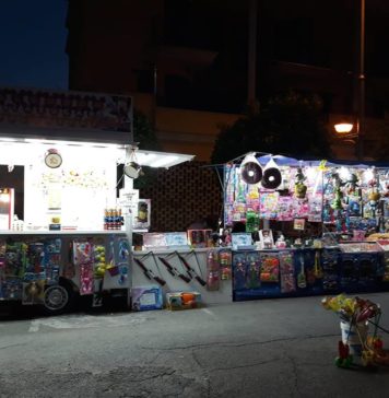 Accidentado comienzo de la feria del Carmen por los apagones de luz